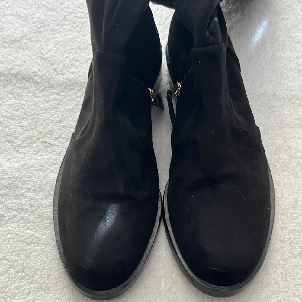 ANTONIO MELANI Black Over the Knee Boots